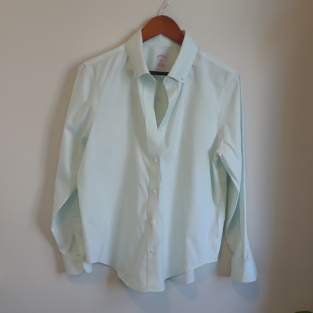 Light Green Button-Up Shirt